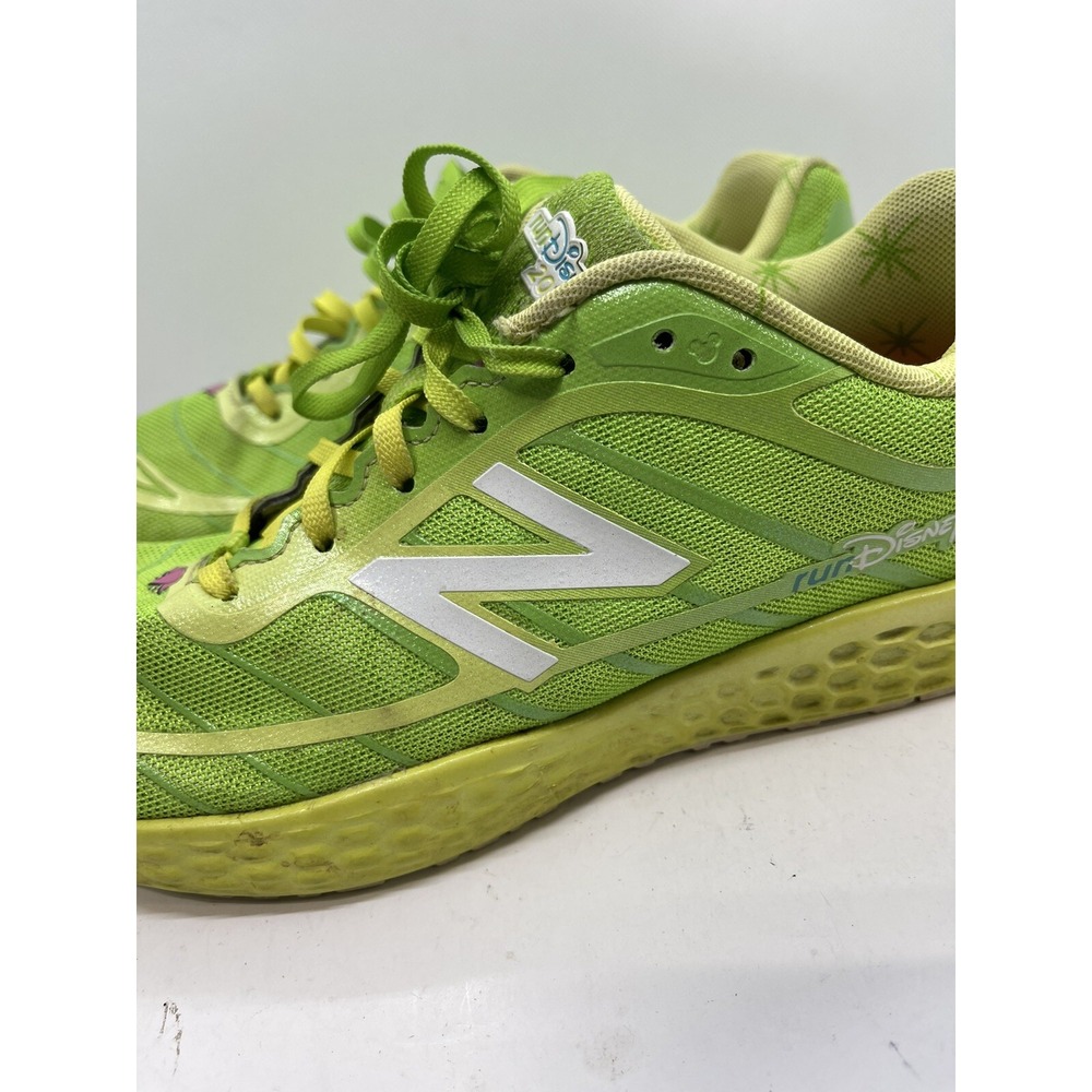 Run Disney 2015 Tinkerbell Green New Balance Glow-in-the-dark Sneakers Sz 6 - Picture 2 of 12